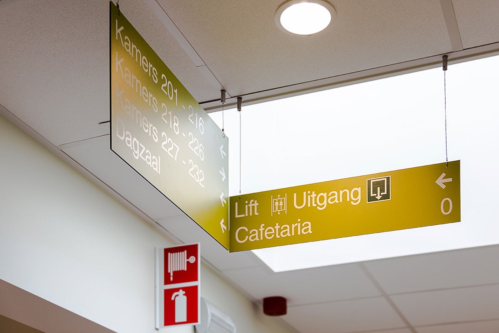 Binnensignalisatie - Craeyenhof - Zwijndrecht - Sign & Display