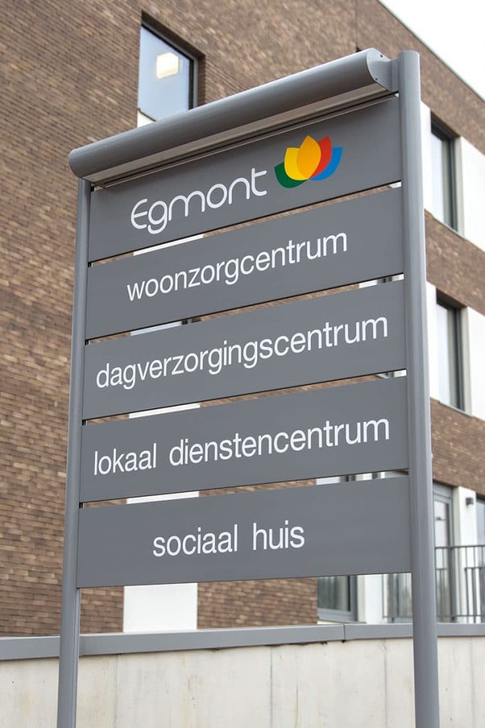Signalisatie - WZC Egmont - Zottegem - Sign & Display