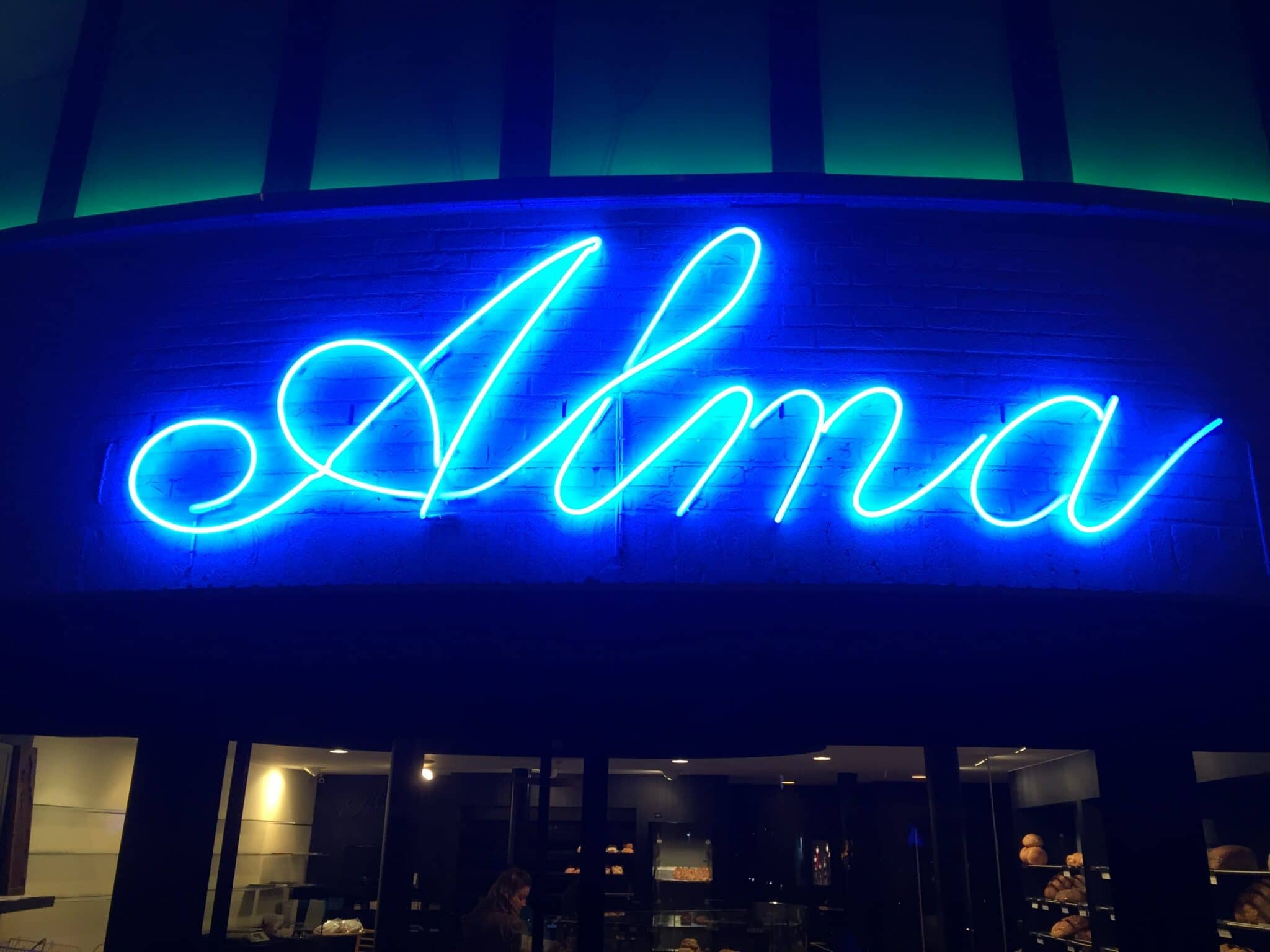 Alma - neon - blauw